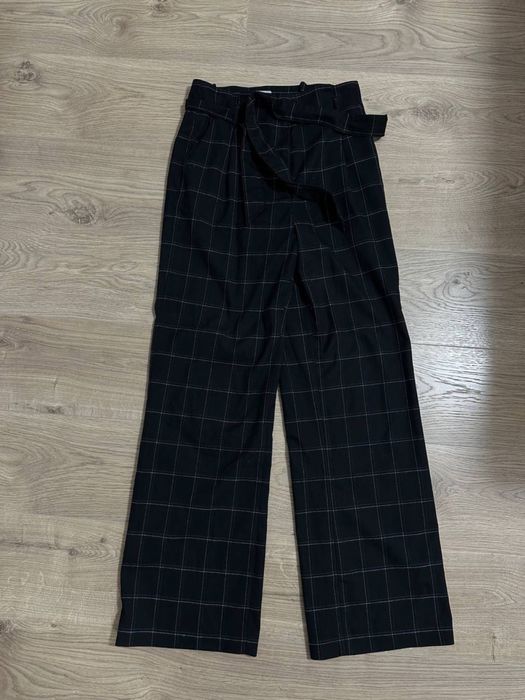 Брюки h&m класичні в клітинку прямий крій