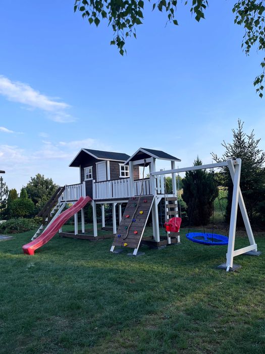 MONTAŻ GRATIS Ogromny Plac zabaw Domek dla dzieci KOMPLEKSOWO