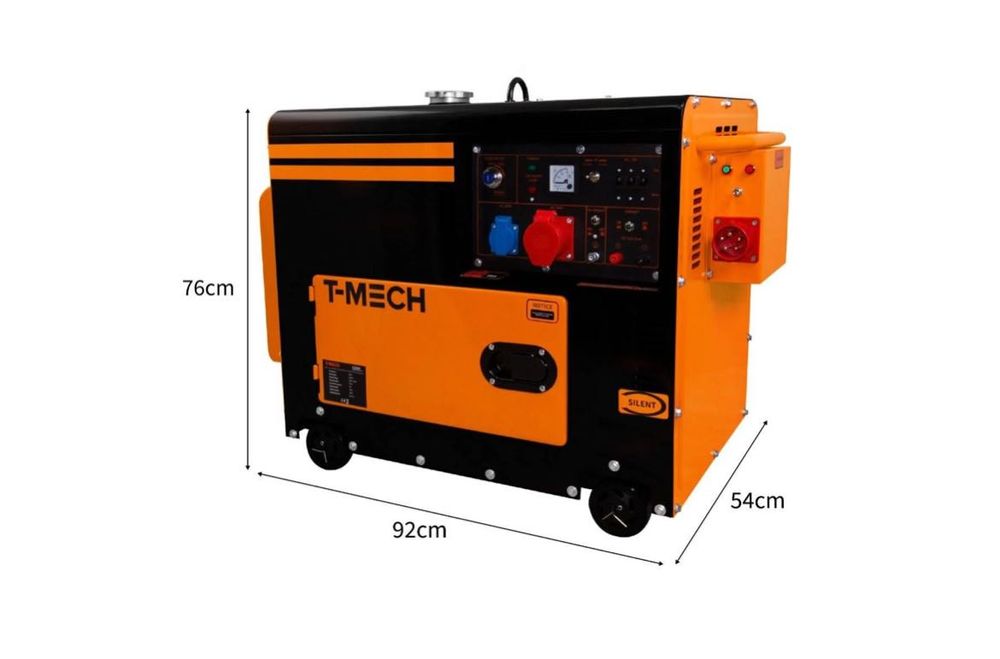 Gerador a diesel totalmente novo.