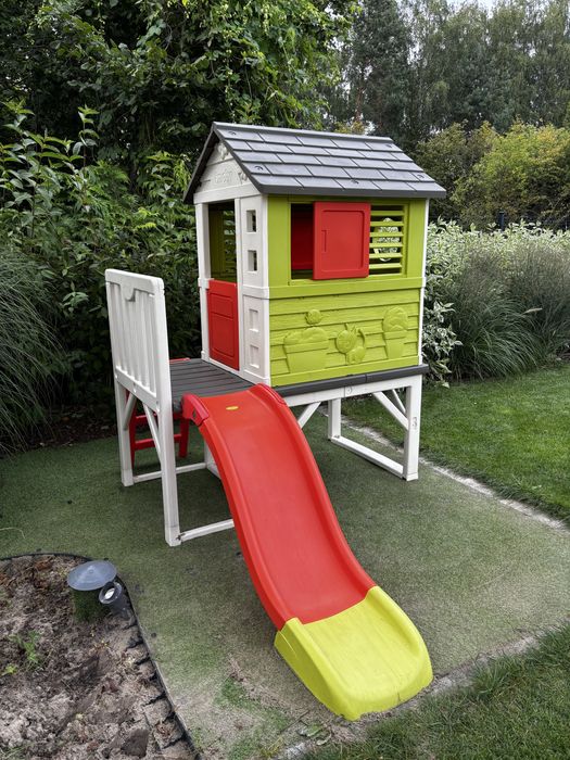 Smoby domek na palach zjeżdżalnia drabinka