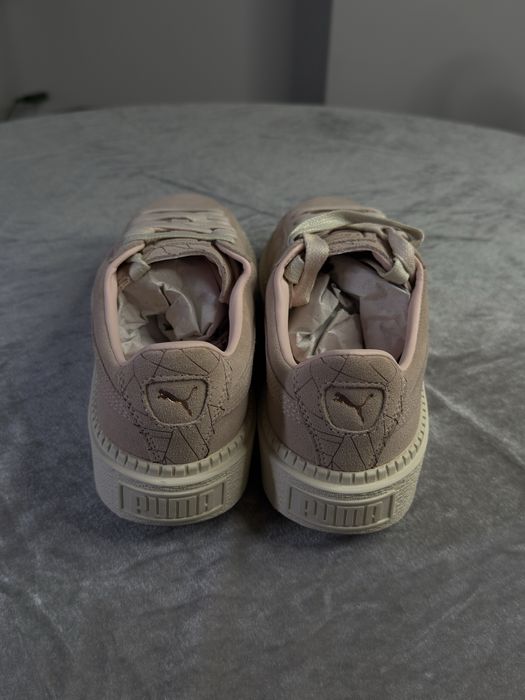 Ténis Puma Suede Plataform Trace Rosa