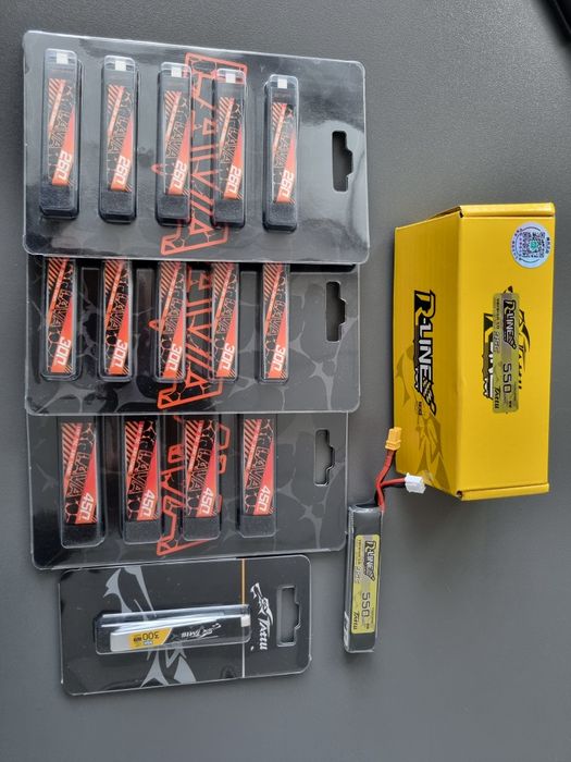 Акумулятори BetaFpv LAVA Tattu 1S 300mAh / 450MAh / 2S 550MAh