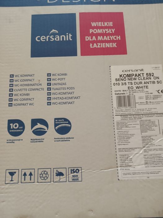WC kompakt 592 seno Cersanit.