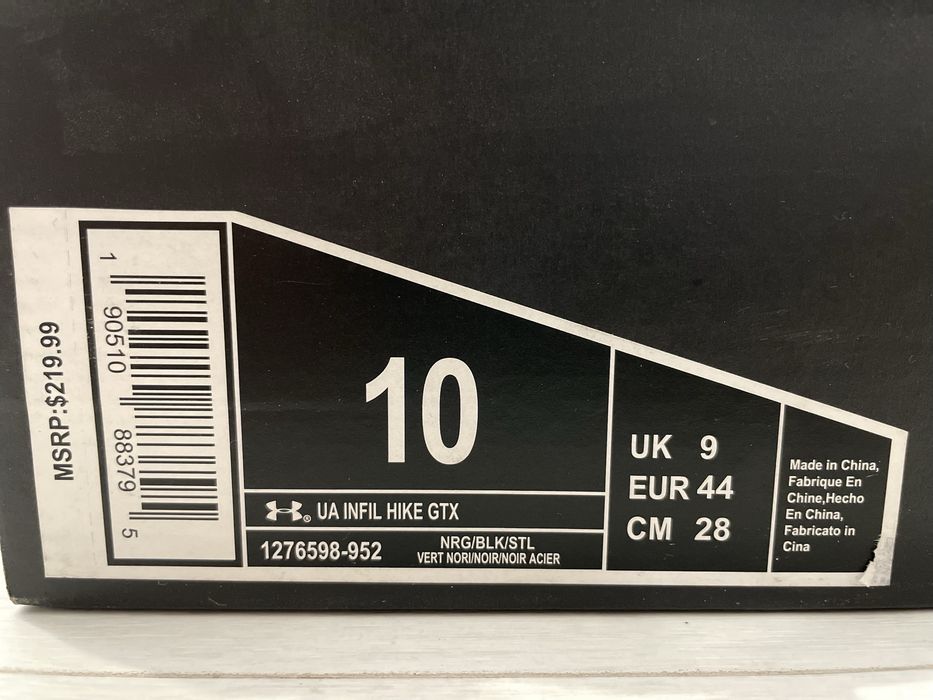 Ботинки Under Armour  UA Infil Hike GTX