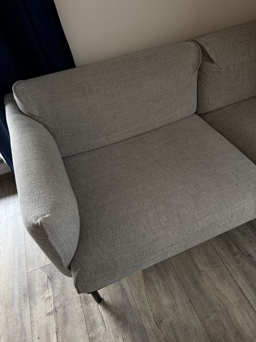 Sofa 2-osobowa, jasnoszary