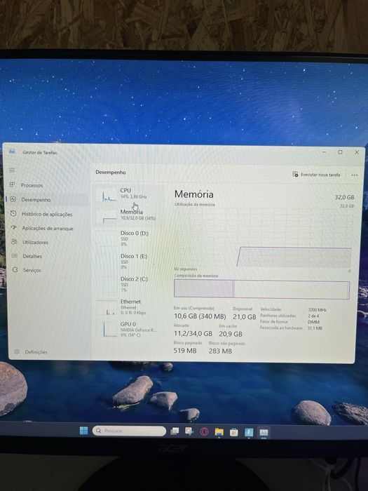 PC Gaming 2TB SSD 32GB RAM