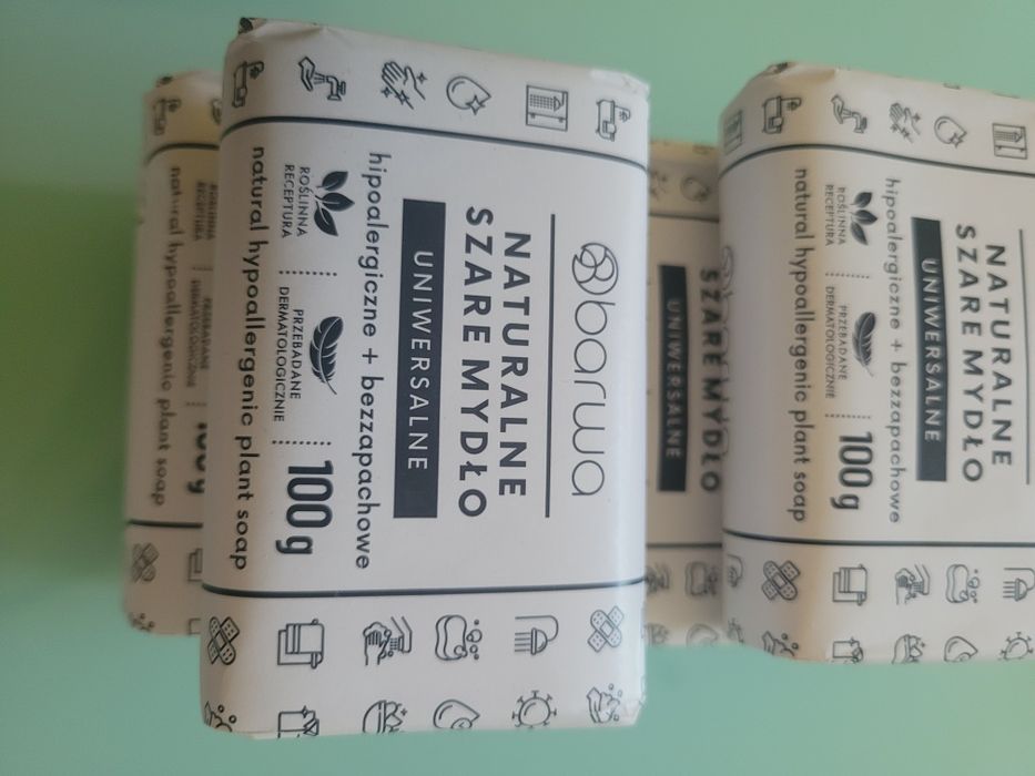 Szare mydło hipoalergiczne 8 szt.