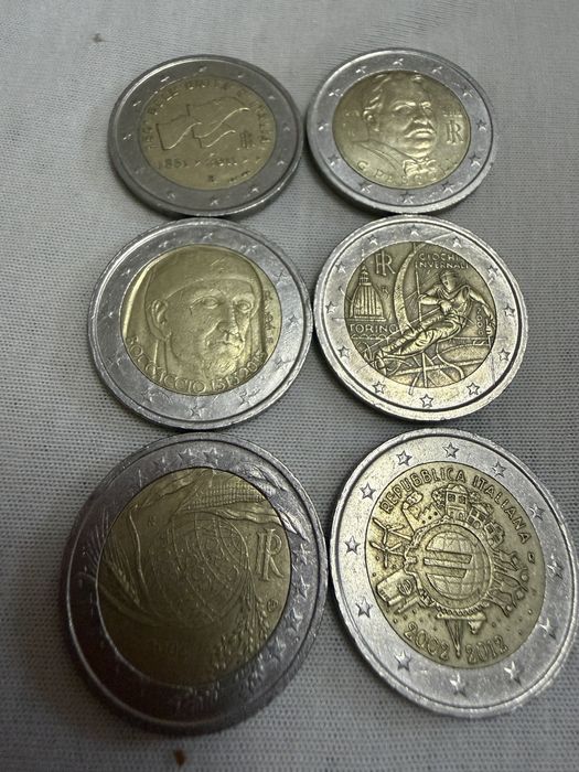 Moedas 2 euro para troca