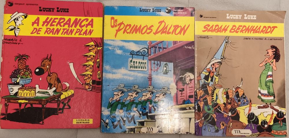3 Livros Lucky Luke