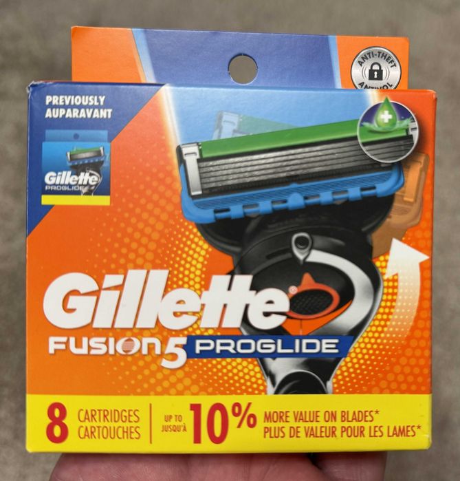 Оригинал 100% из США Gillette Proglide Fusion 8шт