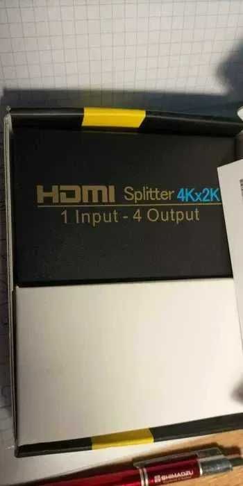 Rozdzielacz HDMI 1 w 4 wyjściowy rozdzielacz audio HDMI 4K HDMI