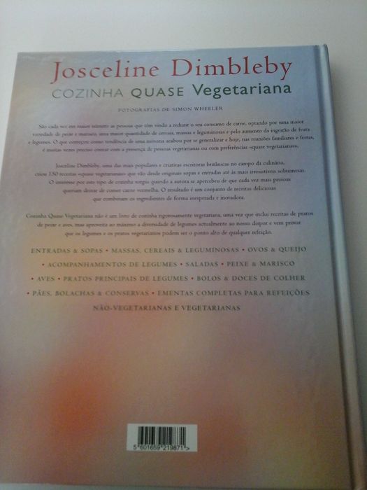 Livro Cozinha Quase Vegetariana Josceline Dimbleby