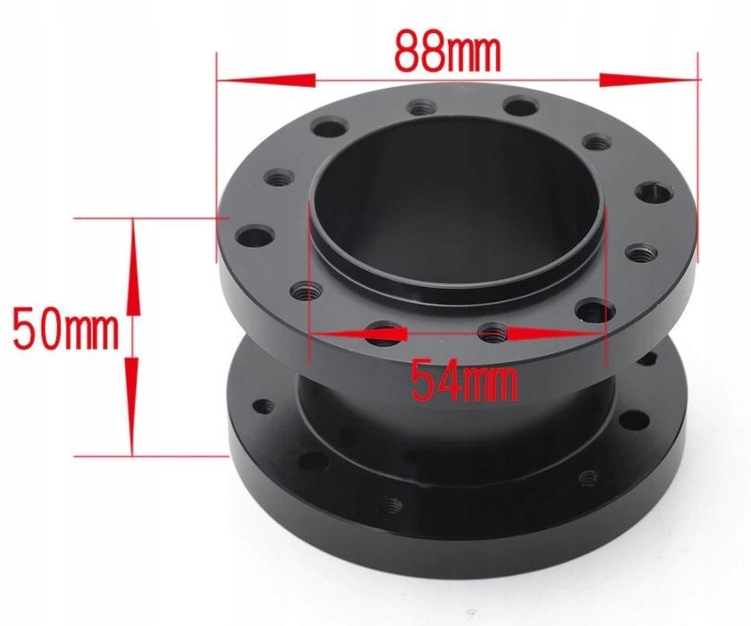 Adapter naba dystans kierownicy 50mm dwa rozstawy