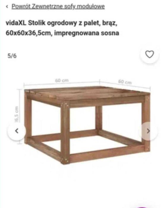 Meble modułowe, nowe, impregnowane.