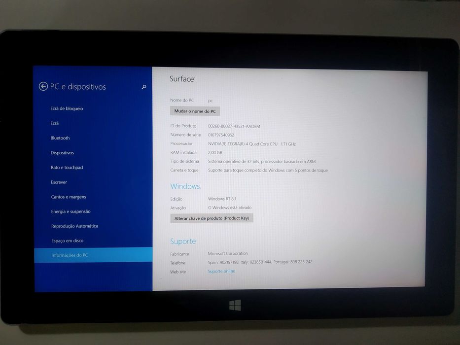 Surface Windows RT64283710139778122