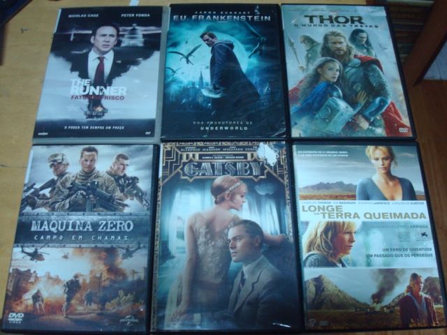 lote 12  dvds originais alguns recentes