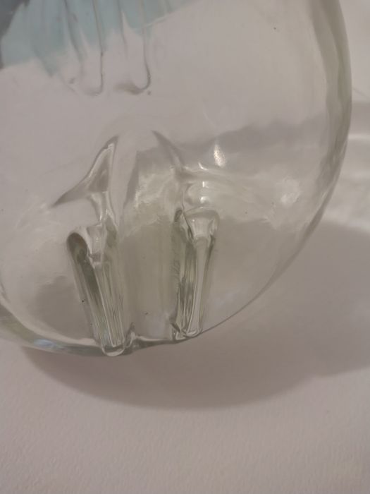 Raro Frasco Baleiro Antigo de Mercearia 3kg – Edição Vintage Caravelle (Tampa em Metal com avião)