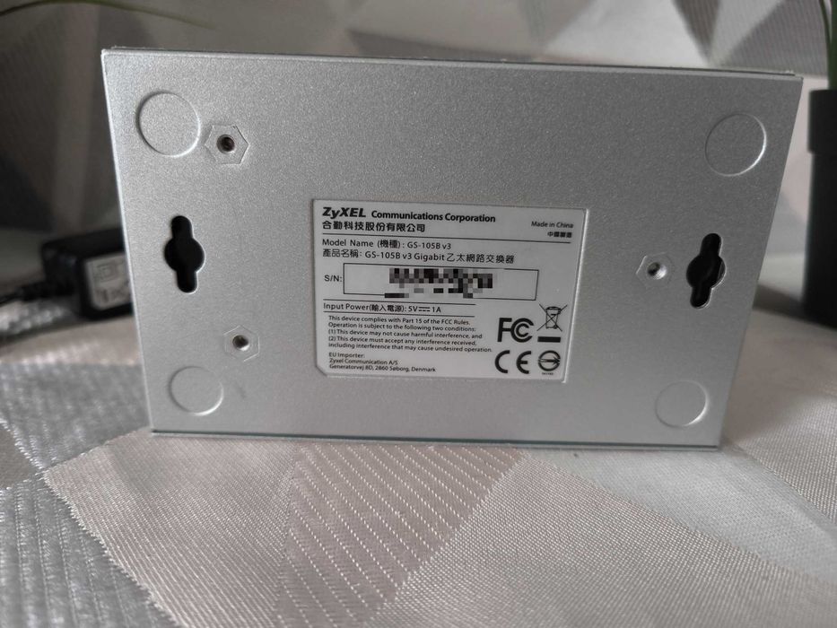 Kompaktowy Switch Zyxel 5-Portowy Gigabit Ethernet