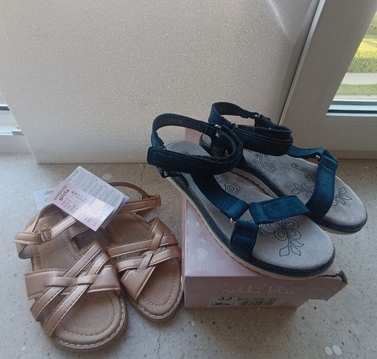 Sandały Nelly blu Pepco wkładka 20cm