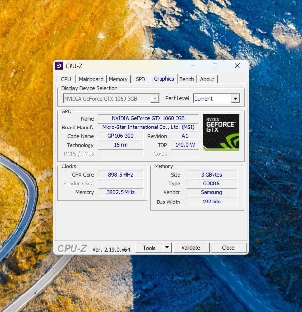 Placa gráfica MSI GeForce GTX 1060 Armor 3GB