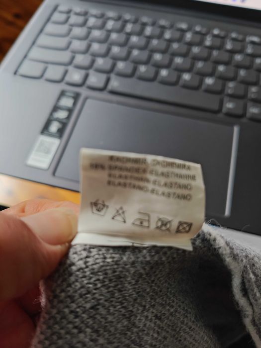 Prosta, miękka sukienka w kratę, L/XL