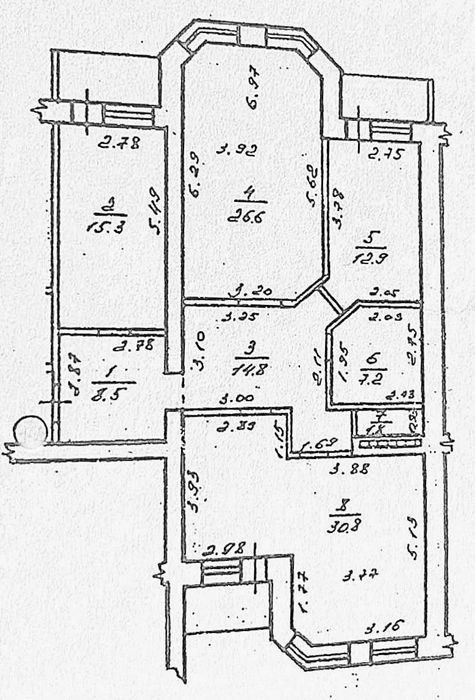 3-кімнатна квартира за адресою вул. Спортивна (площа 123 м²) - Atlanta.ua - фото 13