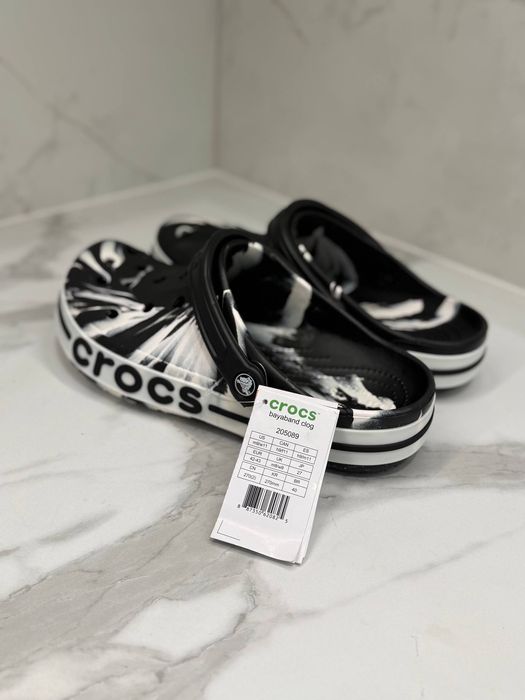 Crocs сабо оригінальні чоловічі шльопкі /тапки  чорні 41 -42-43 /m8 /m9/m10/m11