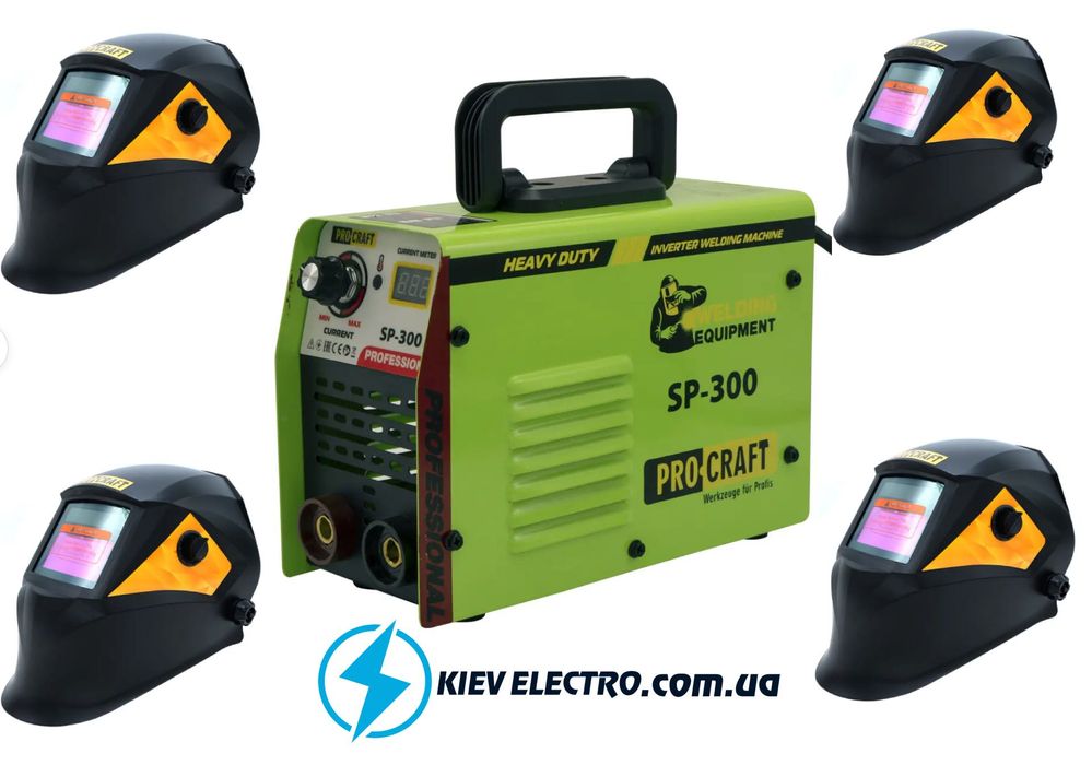 Сварочный аппарат Procraft SP300 + маска в ПОДАРОК Procraft Сварка