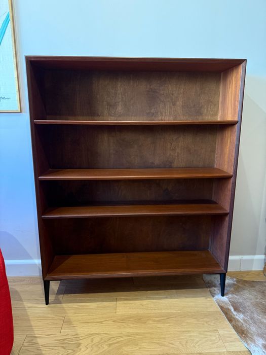 Duński Teak regał mid century vintage Bauhaus Dania space ag