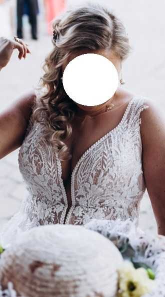 Suknia Ślubna model Diora + Welon ślubny Polis