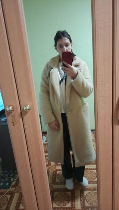 Шуба натуральная овчина,Nuga,S