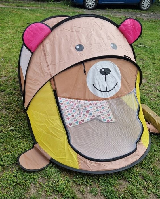 Namiot dla dzieci domek miś ogrodowy plażowy 185 cm
