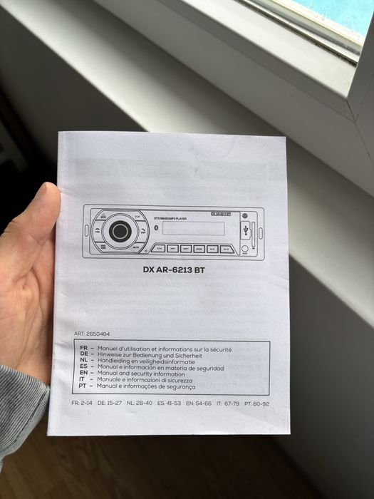 Radio Bluetooth DX AR-6213 BT