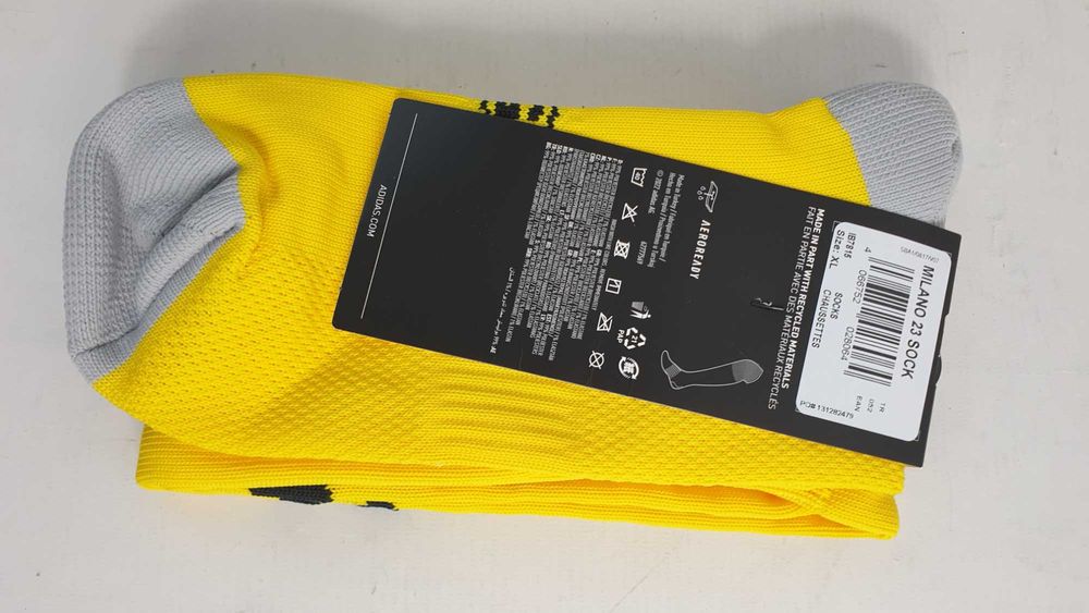 Getry piłkarskie adidas żółty r. 46-48