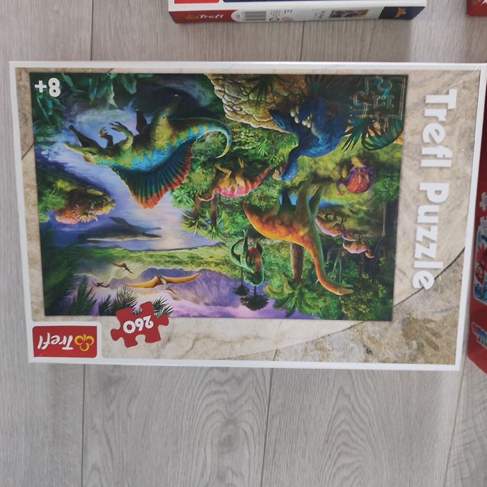 Пазлы, пазли Спайдермен, Тачки, Маквін, Метр, динозавр