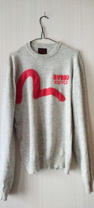 Светр EVISU вінтаж XL, чоловічий.