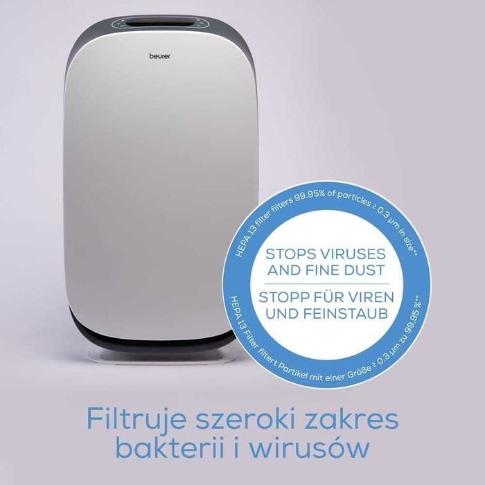 Beurer LR 500 oczyszczacz powietrza z filtrem HEPA H13