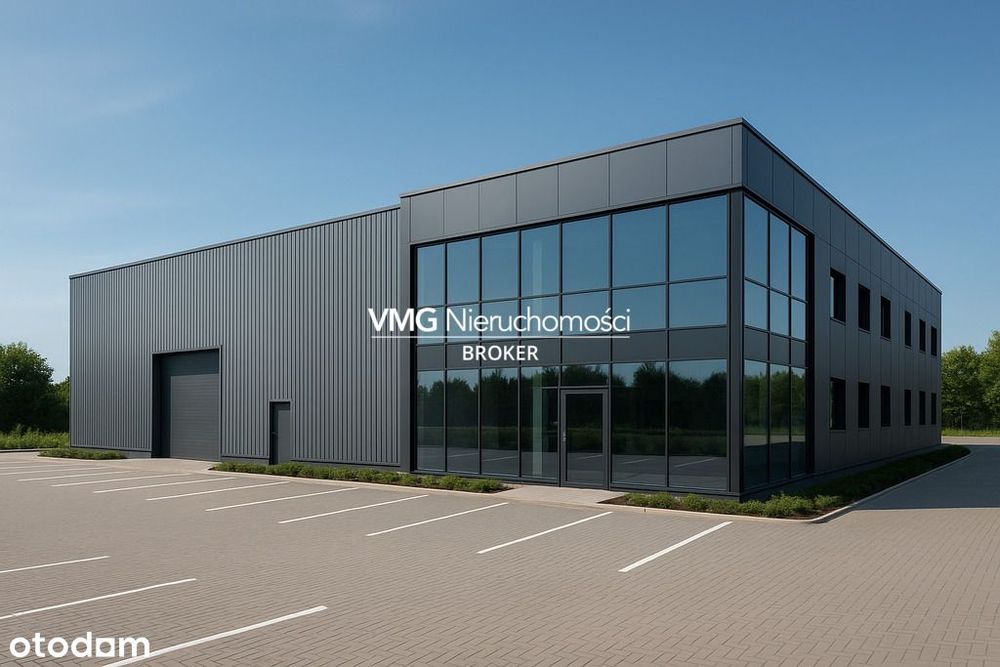 Magazyn z biurem i działką przy S2