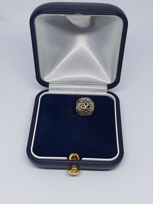 Charms ze srebra, srebro 925, pozłacane