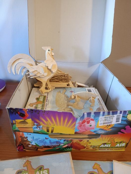 Puzzle de Madeira 3D-Animais do Reino da Fantasia