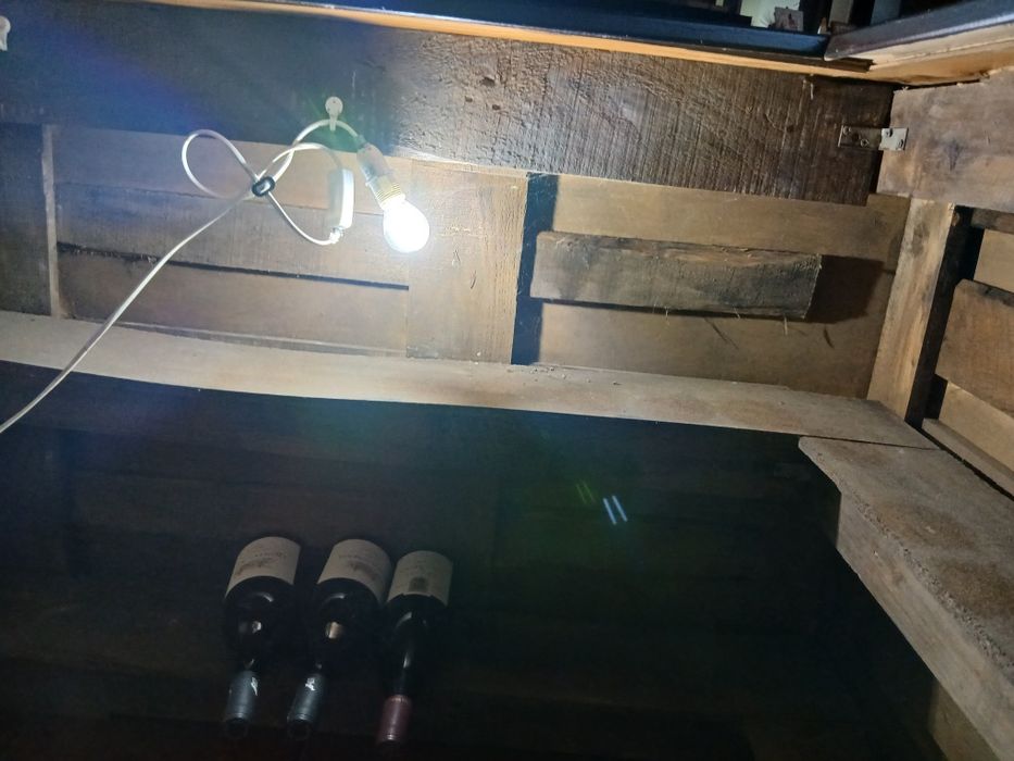 Móvel de bar feito em paletes