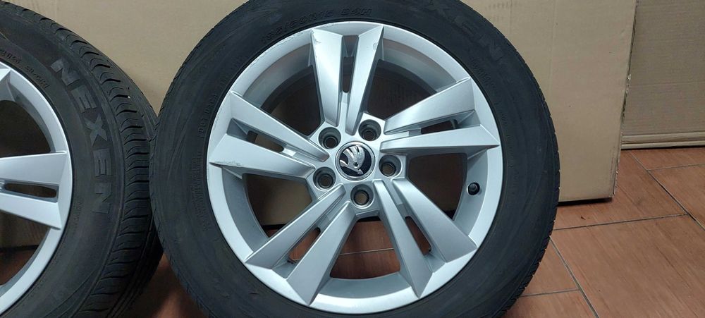 felgi aluminiowe 15 skoda fabia rapid scala 5x100 oponki