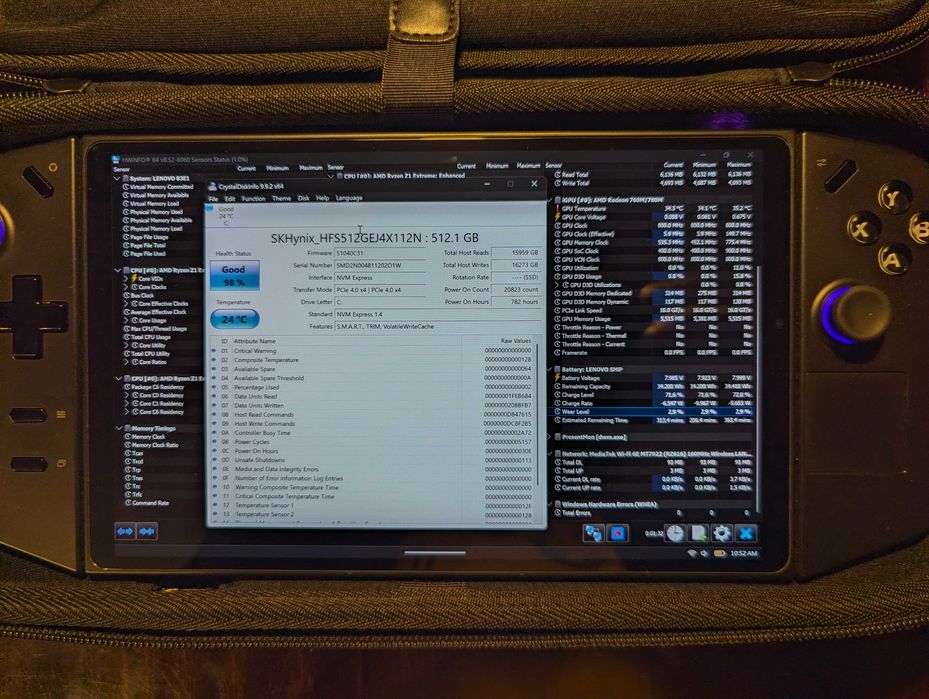 Lenovo Legion GO, Z1 Extreme, 512 Gb.