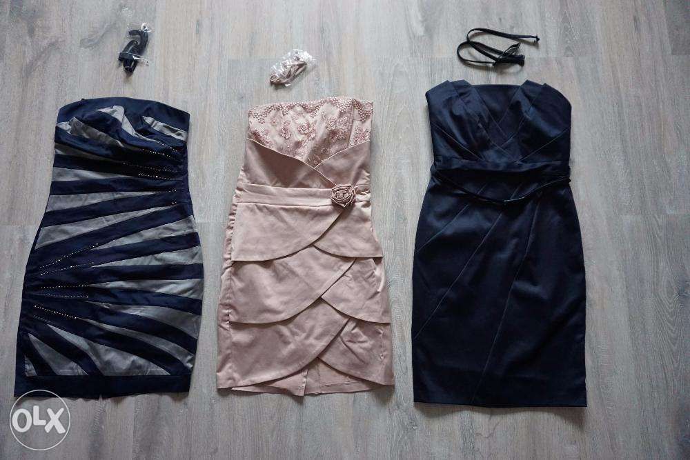 sukienka na karnawał wesele 35 zl/3szt