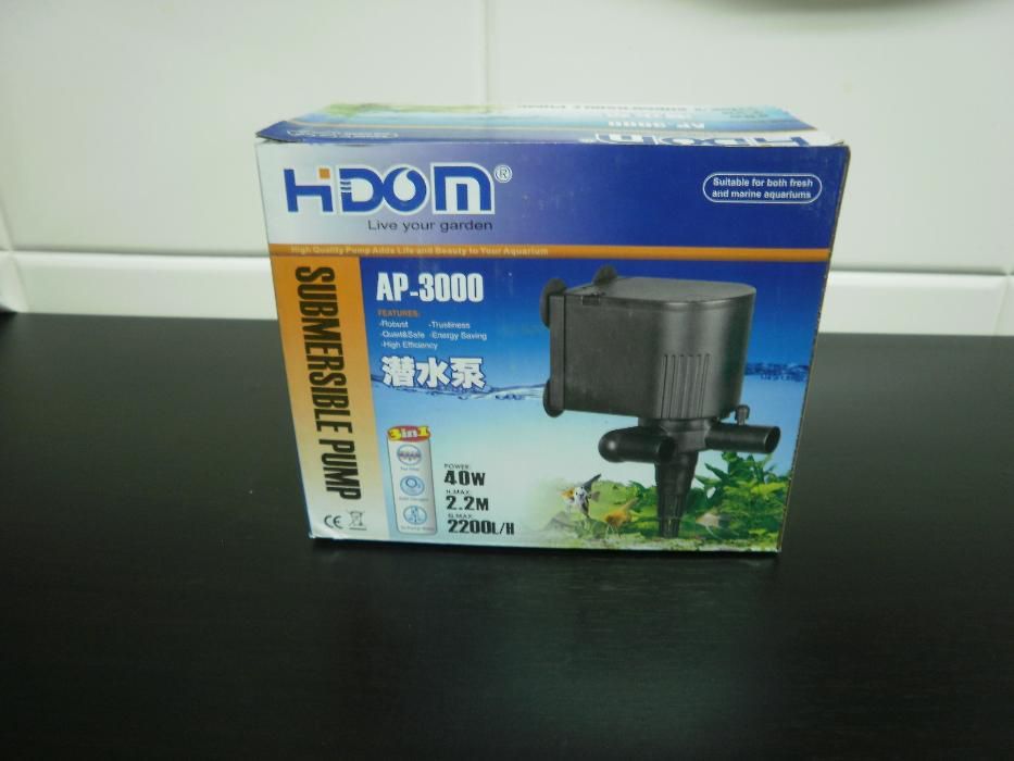 Hidroponia: Bomba de água submersível 2200L/H