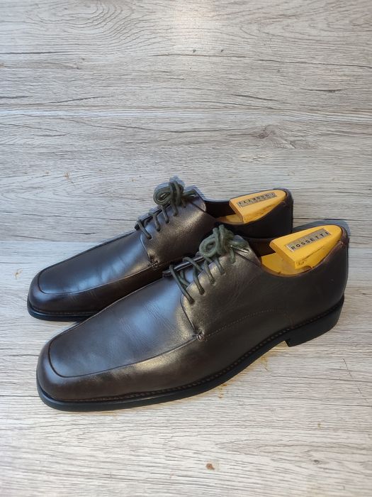 Calvin Klein 44р туфли мужские ботинки кожаные Италия