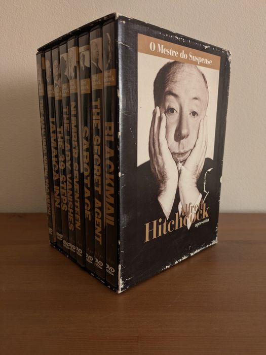 Coleção Completa TVGuia Hitchcock 8 DVDs (Como Novo)