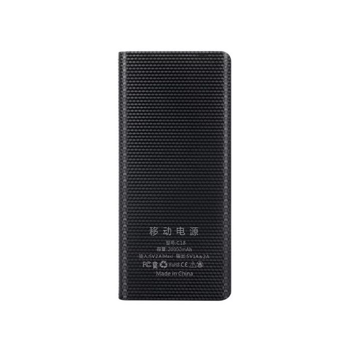 Powerbank із чесною ємністю 20 000 mAh — вистачає на 4–6 зарядок