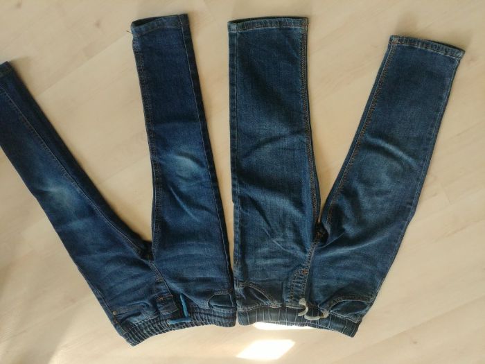 Spodnie Jeans STRETCH 2 sztuki, rozmiar 110/116 - stan bardzo dobry