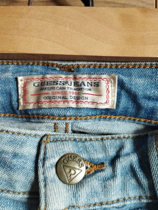 Guess 27 spodnie jeansowe rurki skinny XS/S 158